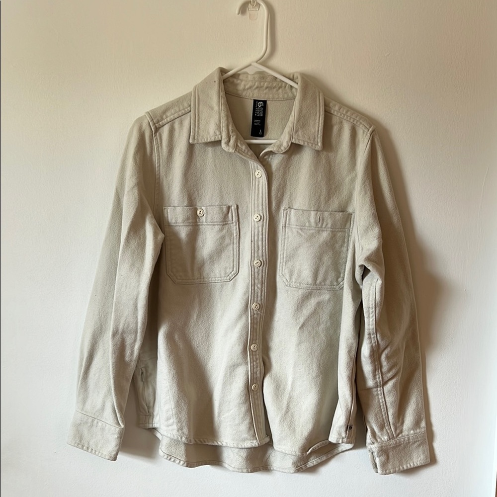 Mountain Hardwear Cream Flannel